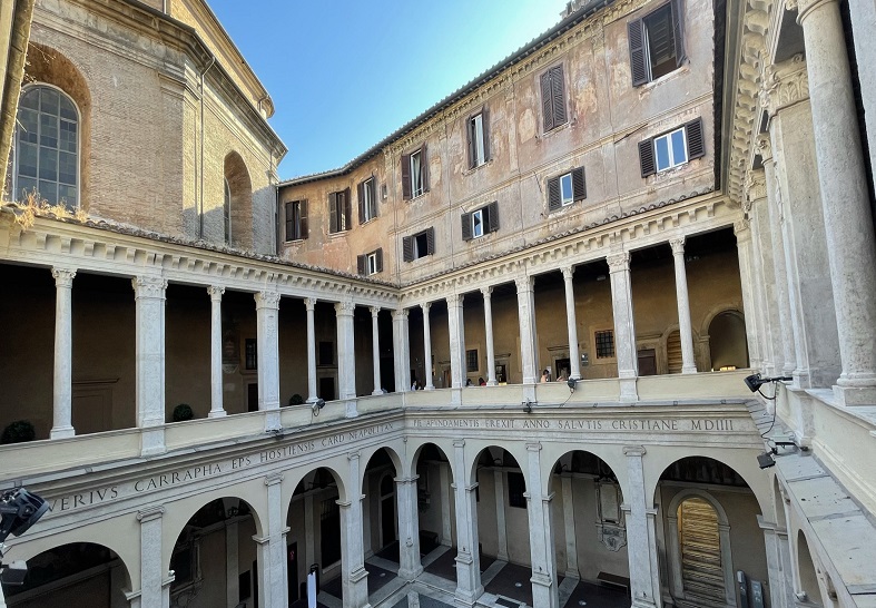 Roma - Il chiostro del Bramante, caso studio del progetto HBIM4lazioHERITAGE | © Elena Gigliarelli CNR ISPC