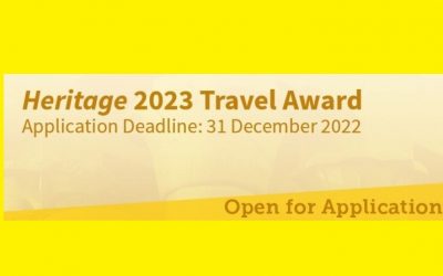 A Heritage 2023 Travel Award for junior scientists in the field of cultural and natural heritage science