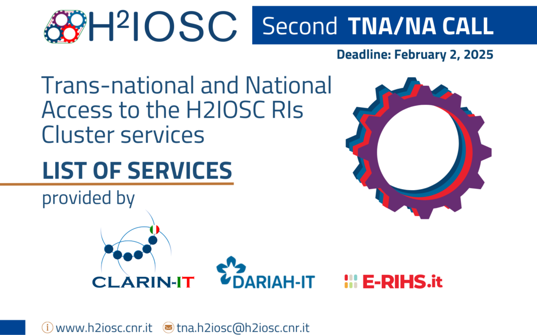 cover second call + list of services – sito web e-rihs