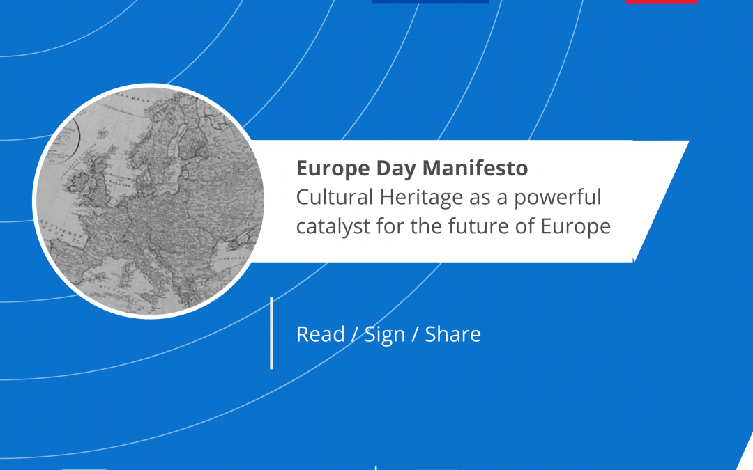 Europe Day Manifesto “Cultural Heritage: a powerful catalyst for the future of Europe