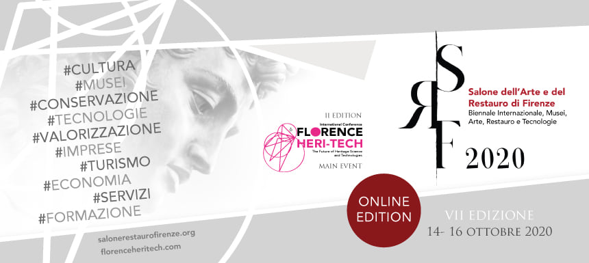 Online l’edizione 2020 del Salone dell’Arte e del Restauro di Firenze e della Conferenza internazionale Florence Heri-Tech. Dal 14 al 16 Ottobre 2020