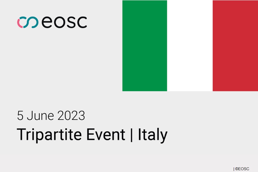 ITAEOSC 2023 – Italian Tripartite Assembly on the European Open Science Cloud – 5 Giugno 2023 – Roma, Sede Centrale CNR