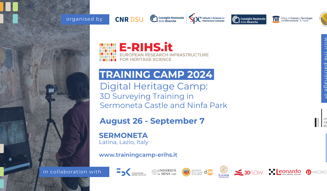 TRAINING CAMP 2024 – Digital Heritage Camp: 3D Surveying Training in Sermoneta Castle and Ninfa Park – August 26 – September 7