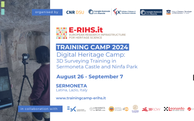 TRAINING CAMP 2024 – Digital Heritage Camp: 3D Surveying Training in Sermoneta Castle and Ninfa Park – August 26 – September 7