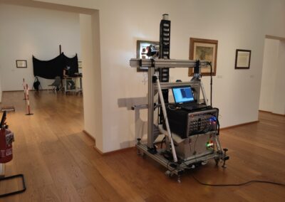Eight paintings from Morandi Museum in Bologna: study of materials and artistic technique