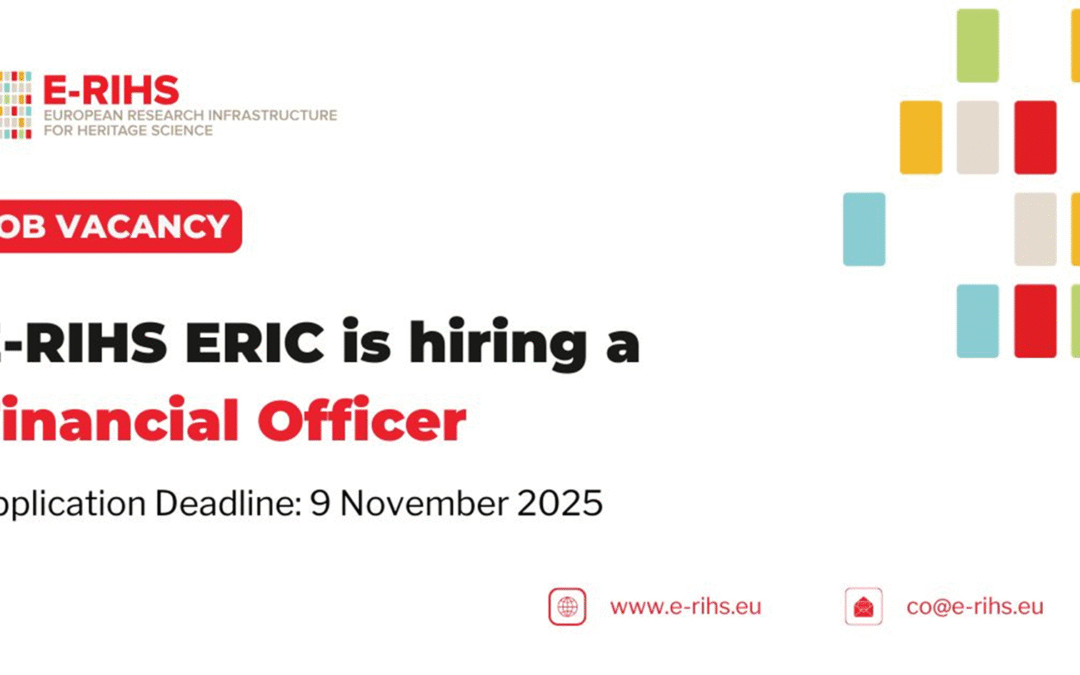 E-RIHS ERIC Opens Vacancy for Financial Officer at the Central Hub in Florence | Deadline: 9 November 2025